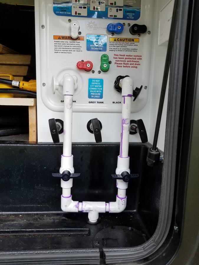 Single hose for fresh water and black tank flush - Grand Design Owners  Forums